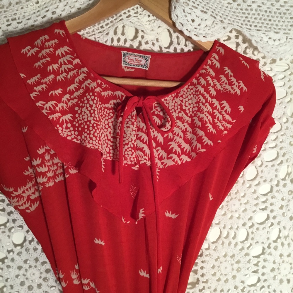 VINTAGE MIDI DRESS - Picture 3 of 8